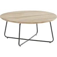4SO Axel koffietafel teak diameter90 cm tuinmeubel