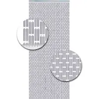 Vliegen gordijnen expert Hulzen 90x210 Zilver - |