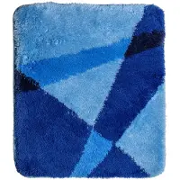 Wicotex bidetmat 50x60cm. acryl blauw |