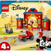 LEGO 10776 Mickey en zijn vrienden: Brandweerkazerne en brandweerwagen
