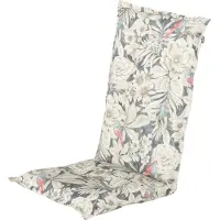 Hartman tuinstoelkussen Suus blue - 50% Polyester / 50% Katoen - Tuinkussens hoge rug dik -
