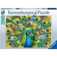 Ravensburger puzzel Land of the Peacock 2000 stukjes |