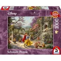 Schmidt - Legpuzzel - Disney, Sneeuwwitje, Dans met de prins - Thomas Kinkade Studios - 1000 stukjes - Volwassenen - vanaf 12 jaar