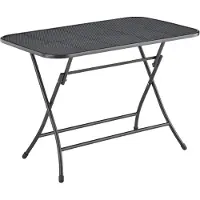 Kettler klaptafel 110 x 70 cm Antraciet - Strekkemetaal - Bistro tafels -