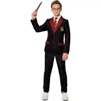Suitmeister kostuum Harry Potter Gryffindor zwart/bordeaux Jongens Polyester Reverskraag - maat 134/152
