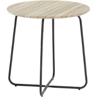 4 Seasons Outdoor 4SO Axel Bistro tuintafel 73 cm rond Teak blad - Teak hout - Bistro tafels -
