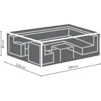 Outdoor Covers tuinmeubelhoes loungeset (280 x 230 cm)