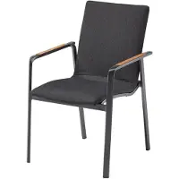 Kettler Diamond Sunbrella stapelbare tuinstoel Antraciet -