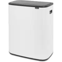 Brabantia Bo Touch Bin 2 x 30 Liter White
