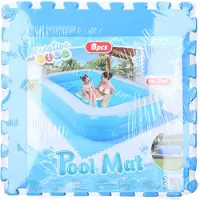 Creative Kids Zwembadtegels - Foam - 50x50 - 8 Stuks - 2m2 - Blauw