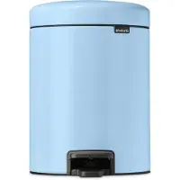 Brabantia NewIcon Prullenbak - 5 liter - Badkamer - Dreamy Blue