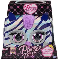 Purse Pets - Metallic Bag - Zebra - Interactief speelgoedtas meer dan 30 geluiden en lichteffecten