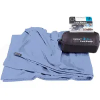 Cocoon - Coolmax Travel Blanket - Deken 180 x 140 cm, blauw