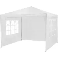 Huismerk Witte Partytent - 2,9 x 2,9 x 2,5 m