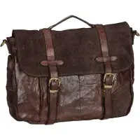Campomaggi Aktetas leer 40 cm moro