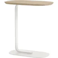 Muuto Relate Bijzettafel Solid Oak|Off-White | 60.5 cm