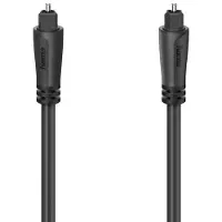 Hama 00205134 Toslink Audio Aansluitkabel [1x Toslink-stekker (ODT) - 1x Toslink-stekker (ODT)] 1.5 m Zwart