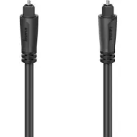 Hama 00205135 Toslink Audio Aansluitkabel [1x Toslink-stekker (ODT) - 1x Toslink-stekker (ODT)] 1.5 m Zwart