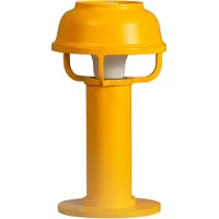 Artek Tafellampe , Oranje, Woonkamer, Aluminium