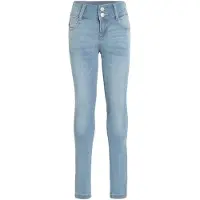 Cars high waist skinny jeans Amazing bleached used Blauw Meisjes Stretchdenim - maat 116