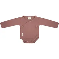 Little Indians Baby Overslagromper Lange mouw Burlwood - 6-9M