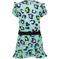 B.NOSY jurk Y203-5893 groen | Maat: 110