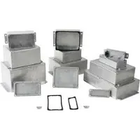 Velleman Boitier - - etanche en aluminium coule avec bride - 120 x 100 x 35mm