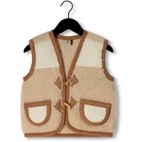 Alwero Meisjes Blazers Bodywarmer Alpen Junior Duo - Beige - Maat 128/134