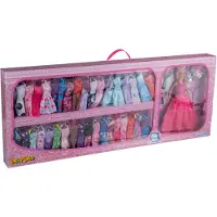 Eddy Toys Modepuppen Set 40 teilig