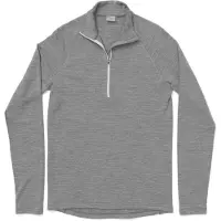 Houdini Trui Men Desoli Thermal Half Zip College Grey-XXL