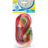 Totum Filofun, 50 strengen glittergaren, 80 cm, breiset voor kinderen, geschikt voor kinderen vanaf 5 jaar, meerkleurig