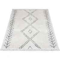 Home67 Vloerkleed rabat cream 200 x 280 cm