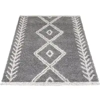 Home67 Vloerkleed rabat grey 240 x 340 cm