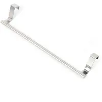 QUVIO Handdoekhouder - RVS - 6 x 36 x 6,5 cm