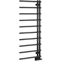 Sapho Justina badkamerradiator 125x50cm mat zwart
