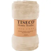 Tiseco Plaid Home Studio Cosy Ivory-150 x 200 cm