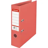 Esselte ordner Colour'Breeze No. 1 A4, uit PP, rug van 7,5 cm, koraal 10 stuks