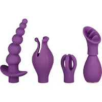 EIS -vibratorset met 4 opzetstukken, 20 cm