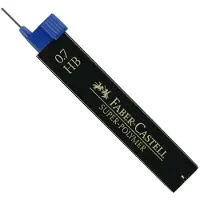 Faber-Castell Super-Polymer Vulpotlood-vulling 0,7 mm 2B Zwart 12 Stuks