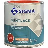 Sigma Gekleurde Lak Zijdemat Ral 3000 Vuurrood 375 ml