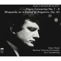 Brilliant Classics Peter Rösel, Berliner Sinfonie-Orchester, Kurt Sanderling - Rachmaninoff: Piano Concertos Nos. 1-4/Rhapsody On A Theme of Paganini (3 CD)