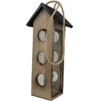 Garden Spirit Voedersilo Pindasilo Hout - - 22026 - Voedersilo voor Vogels