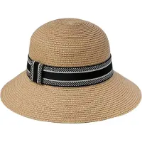 Yehwang Zomerhoed - Zonnehoed - Klassiek - Hoed - Bruin - Khaki