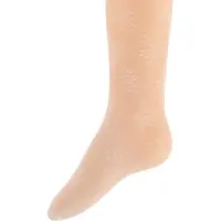 Ewers Kinderpanty - Wit met Bloempatroon - 40 DEN-92/98