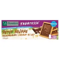 Damhert 6x Petit Beurre Melkchocolade Minder Suikers 125 gr