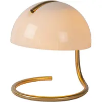 Lucide CATO - Tafellamp - Ø 23,5 cm - 1xE27 - Wit