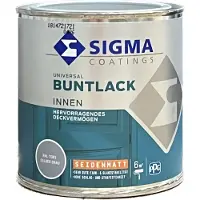 Sigma Gekleurde Lak Ral 7001 Zijdemat 375 ml