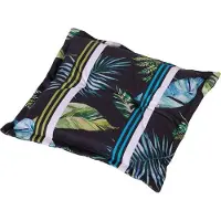 Madison hocker tuinkussen Leaves 50x50 cm - groen