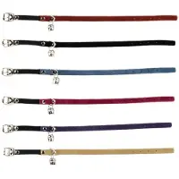 Beeztees Kattenhalsband Suede - Zwart