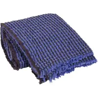 Broste Copenhagen Linda plaid blauw - 130x180cm